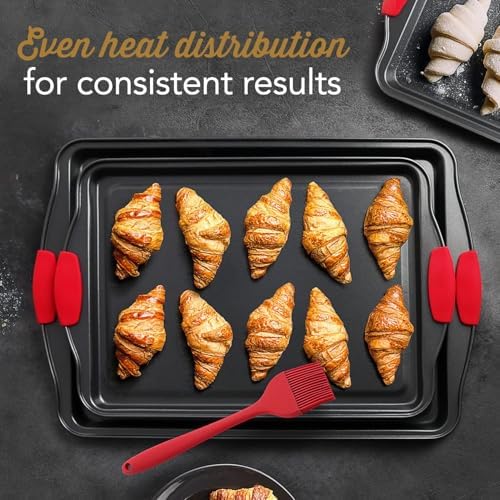 Eatex Baking Sheet Set, 2 Piece Baking Pans Set, Cookie Sheets for Baking - Image 6