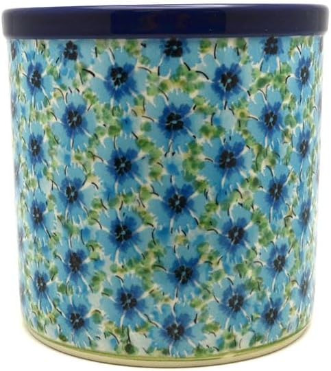 Polish Pottery Utensil Holder - Unikat Signature U4929 by Polish+Pottery+Gallery