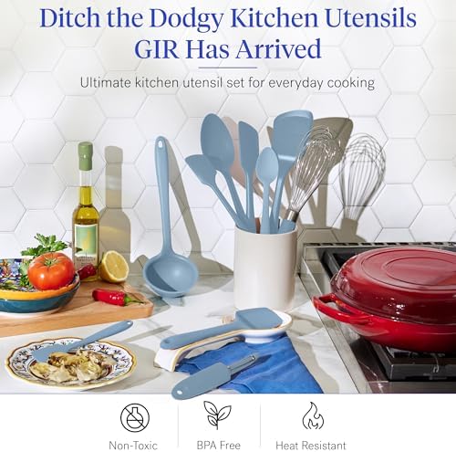 GIR: 10-Piece Silicone Ultimate Kitchen Utensils Set – Slate - Image 3