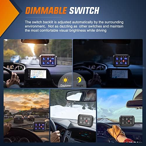 Nilight 6 Gang Switch Panel Relay System Automatic Dimmable - Image 3