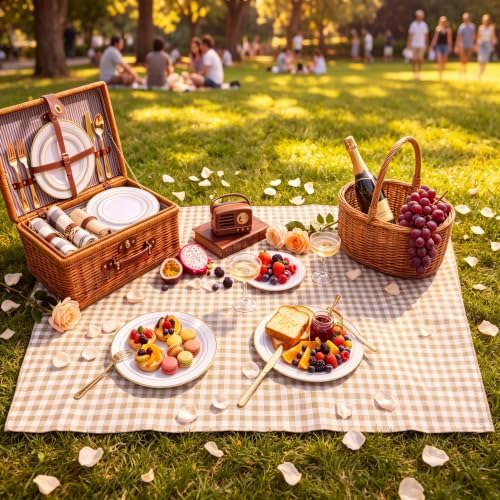 GATHER 350PCS White and Gold Plastic Plates Dinnerware Set for Wedding - Image 5