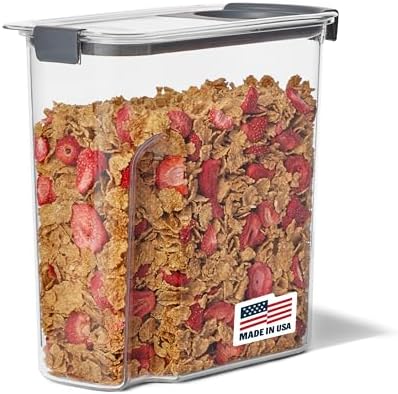 Rubbermaid Brilliance Airtight Cereal Food Storage Container, Shatterproof, BPA-Free and Dishwasher-Safe, 32oz Capacity by Rubbermaid