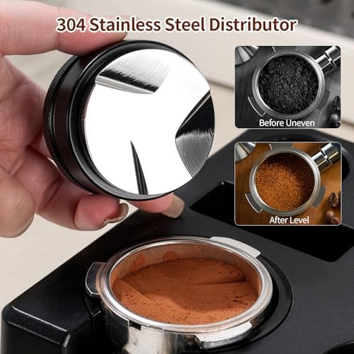 12Ps 51mm Espresso Accessories Kit,Distributor,Tamper,PuckScreen,Funnel,WDT - Image 3