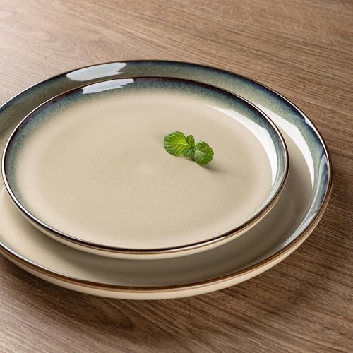 GBHOME Dinnerware Sets for 8, 24 Pieces Ceramic Plates and Bowls Set - Image 2