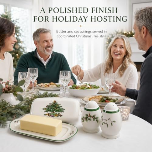 Spode Christmas Tree 3-Piece Hostess Set for Holiday Entertaining - Image 2