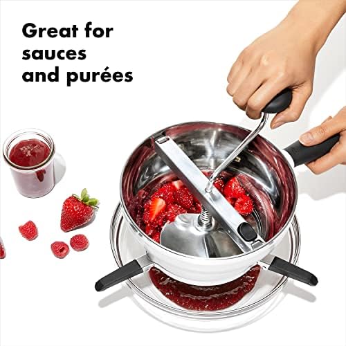 OXO Good Grips Stainless Steel Food Mill For Purees, 1 EA (Pack of 4) - Image 3
