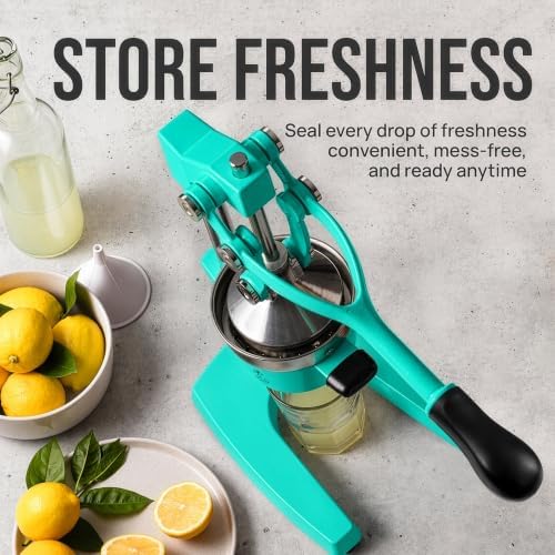 Zulay Kitchen Cast Iron Juicer, Orange Manual Juicer, Citrus Press, Violet - Image 7