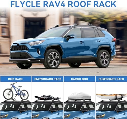 FLYCLE Lockable Roof Rack Cross Bars for 2019-2025 RAV4 - Image 4