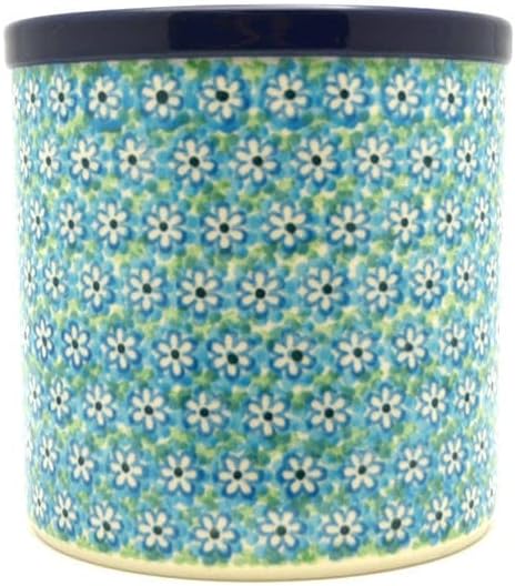 Polish Pottery Utensil Holder - Key Lime by Polish+Pottery+Gallery