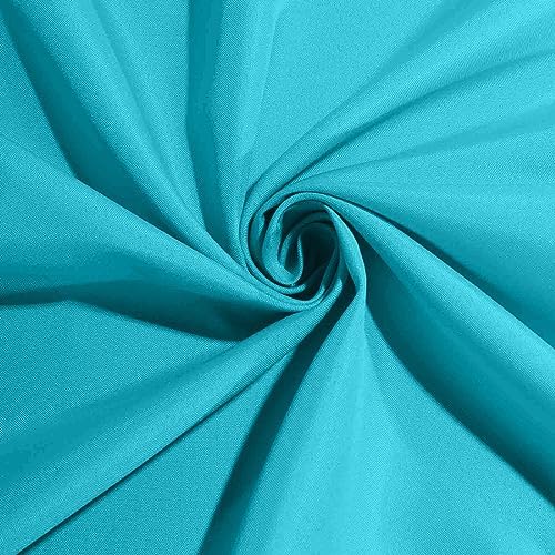 25 pcs 17-Inch Turquoise Polyester Table Napkins Reusable Washable Wedding Party Dinner Linens Tableware Supplies - Image 3