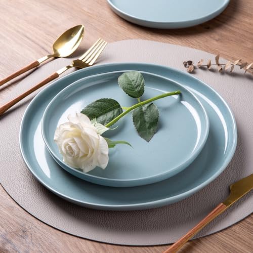 AmorArc Dinnerware Sets for 4, 12 Pieces Ceramic Plates and Bowls Set - Image 2
