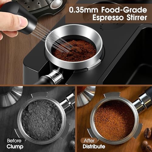 Reoszeank 54mm Espresso Accessories Kit, Tamping Station, Knock Box, Tamper - Image 3