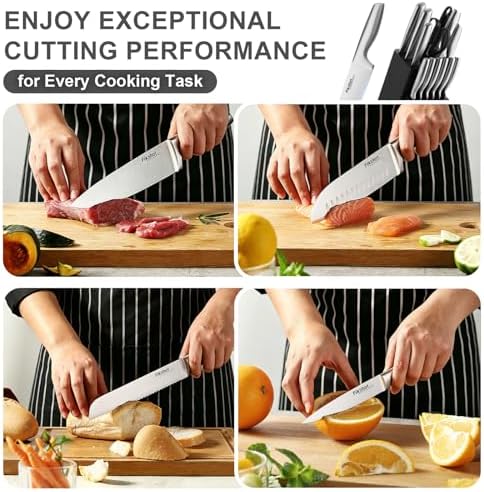 FIKSHOT Kitchen Knife Set, German Stainless Steel kitchen knives - Image 6