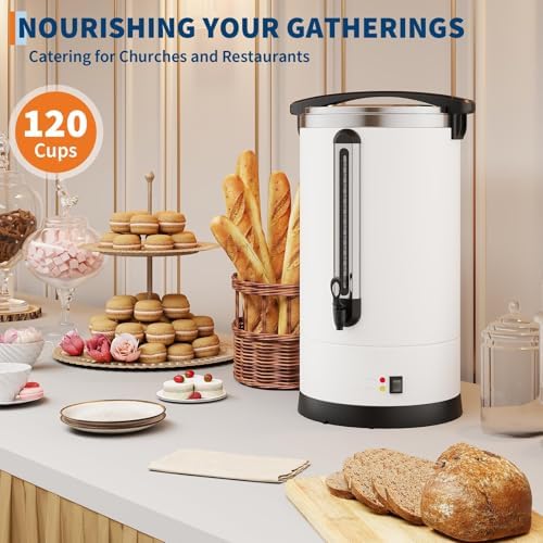120 Cup Coffee Urn, 18 l Large Commercial Coffee Maker - Image 2
