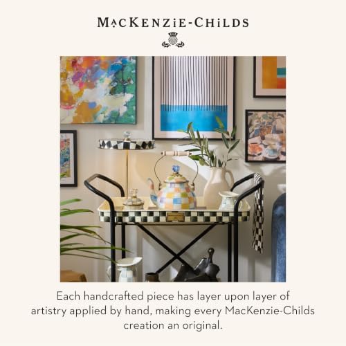 MACKENZIE-CHILDS Enamel Canister, Large, Confetti Check - Image 6