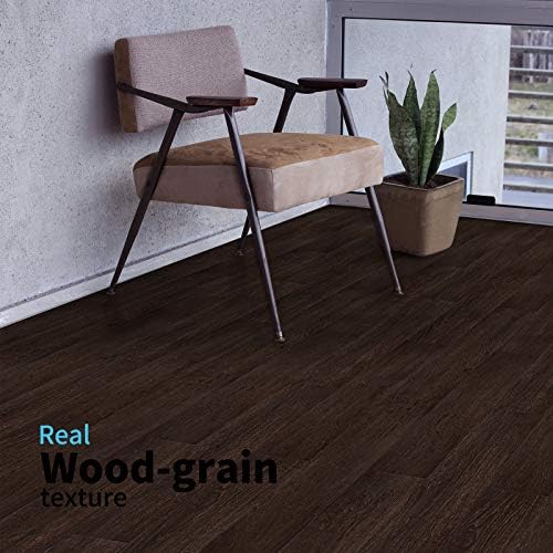 Art3d 36-Pack Peel and Stick Vinyl Floor Tiles (54 Sq.Ft), Brown Stone - Image 5