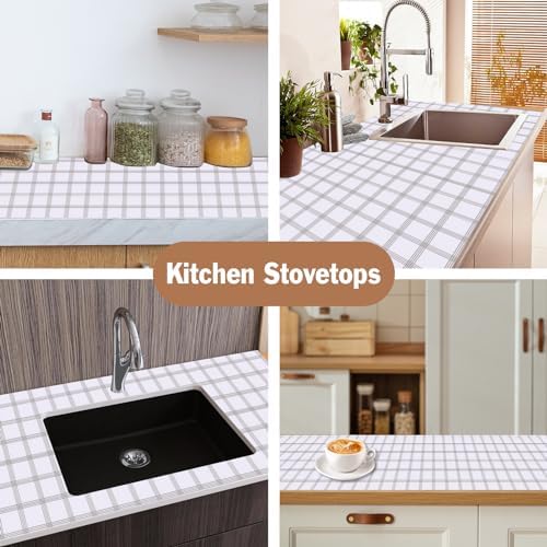 Shelf Liners for Kitchen Cabinets 12in x 20FT, Non Adhesive Drawer Liner - Image 5