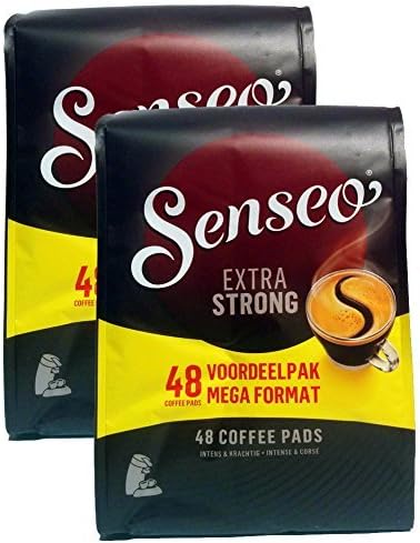 Senseo Extra Strong Dark Roast Coffee Pods - 96 Count (2 Packs) by Senseo