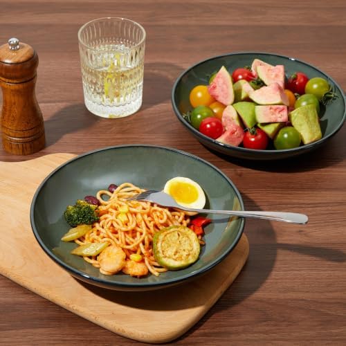 Pokini Stoneware Dinnerware Sets for 4, 16pcs Plates and Bowls Sets Dishes - Image 5