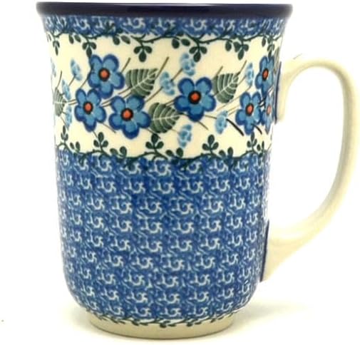 Polish Pottery Mug - 16 oz. Bistro - Parisian Posies by Polish+Pottery+Gallery