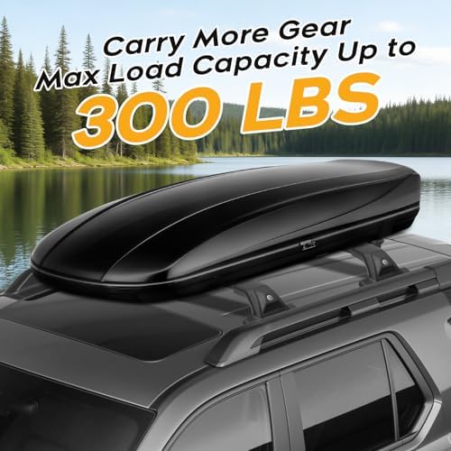 Powerty 300LBS Roof Rack Cross Bars for 2023-2026 Honda Pilot Sport/TrailSport/Touring/Elite with Raised Side Rails, Heavy Duty Aluminum Roof Rails Crossbars Luggage Racks (Not for LX & EX-L) - Image 3