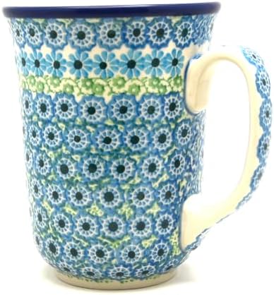 Polish Pottery Mug - 16 oz. Bistro - Sea Glass by Polish+Pottery+Gallery