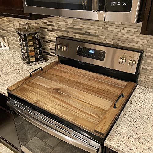 GASHELL Noodle Board Stove Cover with Handles for Electric, Gas Stove Top - Image 2