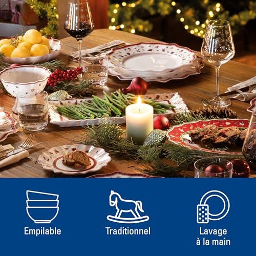 Villeroy & Boch Delight Soup Bowl, Porcelain, Multi, 26.5 x 26.8 x 14 cm, White - Image 4
