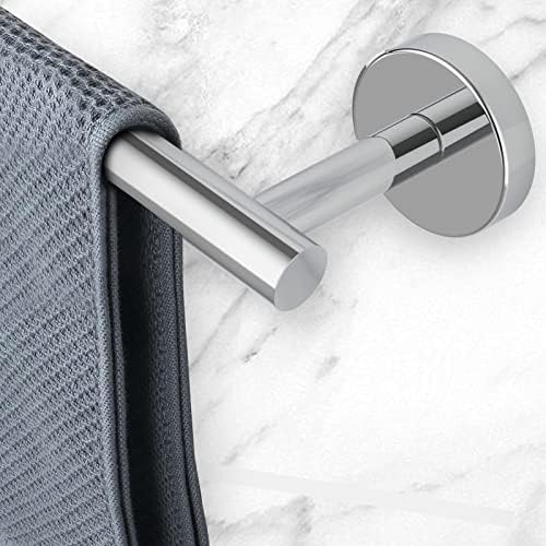 Newfun 10 Pieces Polished Chrome Bathroom Hardware Set 24 Inch - Image 3