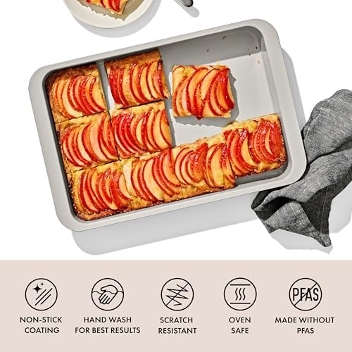OXO Good Grips Non-Stick Pro Ceramic Coated Metal Bakeware – Biscuit, 9” x 13” Cake Pan (Pack of 6) - Image 2