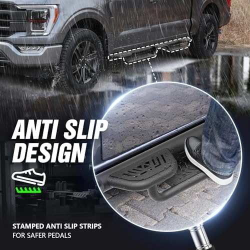 Running Boards Fits 2015-2026 Ford F150 F250 F350 SuperCrew Cab - Image 5