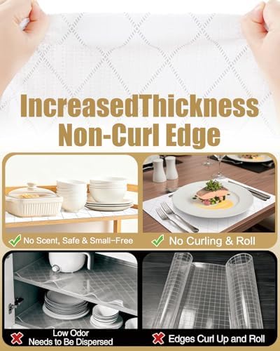 Drawer and Shelf Liners for Kitchen Cabinets Non-Adhesive 12in x 20FT - Image 4