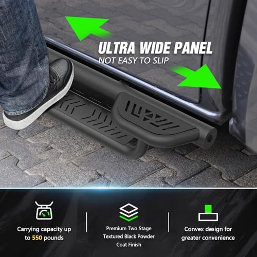 Running Boards Side Steps Fits 2022-2026 Toyota Tundra CrewMax Cab - Image 5