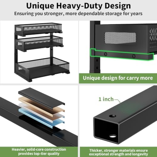 Under Sink Organizer,3-Tier Heavy Duty Pull out Cabinet Organizer Shelf - Image 7