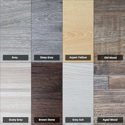 Art3d Wood Texture Peel and Stick Vinyl Flooring Tiles, 8-Pack Samples - Image 2