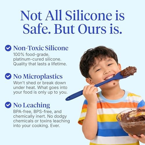 GIR: 5-Piece Silicone Essentials Kitchen Utensils Set – Royal Blue - Image 4