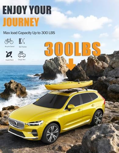 KINGGERI Lockable Roof Rack Cross Bars for Volvo XC60 XC-60 2018-2026 - Image 3