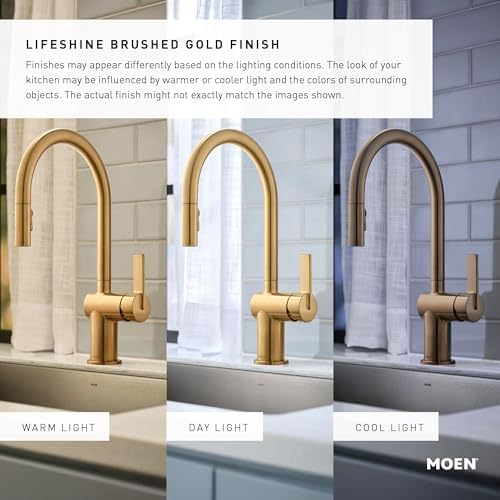 Moen YG5118BG Bathroom Safety 18-Inch Stainless Steel Transitional Bathroom Grab Bar, Brushed Gold - Image 4