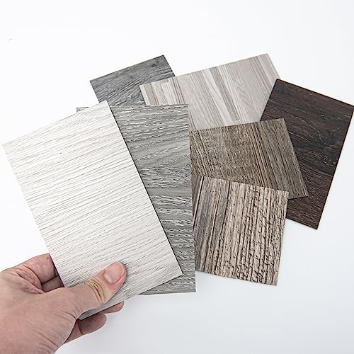 Art3d Wood Texture Peel and Stick Vinyl Flooring Tiles, 8-Pack Samples - Image 4