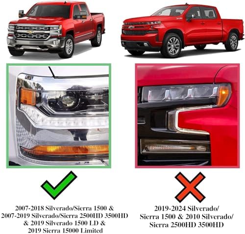 COMNOVA 6" Running Boards Compatible with 07-18 Chevy Silverado/GMC Sierra 1500 Crew Cab; 07-19 2500 3500HD. Running Boards for Silverado Crew Cab(Including in 8 Brackets with Plastic Covers) - Image 3