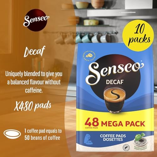Senseo Decaf - (Packs) - Medium Roast Coffee Pods - 480 Count - Image 4