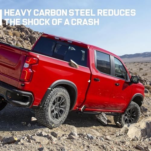COMNOVA Running Boards for 2007-2018 Chevy Silverado Crew Cab(Diesel Model) - Image 7