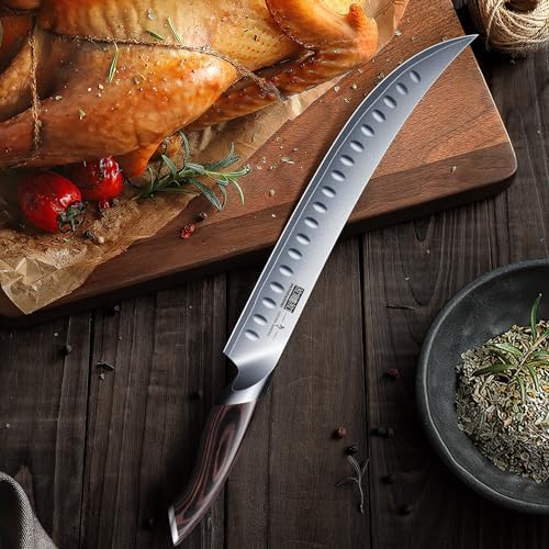 HOSHANHO Carving Slicing Knife, 10 Inch Razor Sharp Japanese Brisket Knife - Image 6