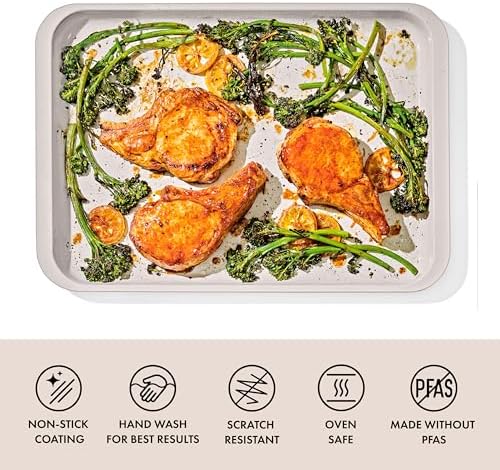OXO Good Grips Non-Stick Pro Ceramic Coated Metal Bakeware Half Sheet Pan - Image 2