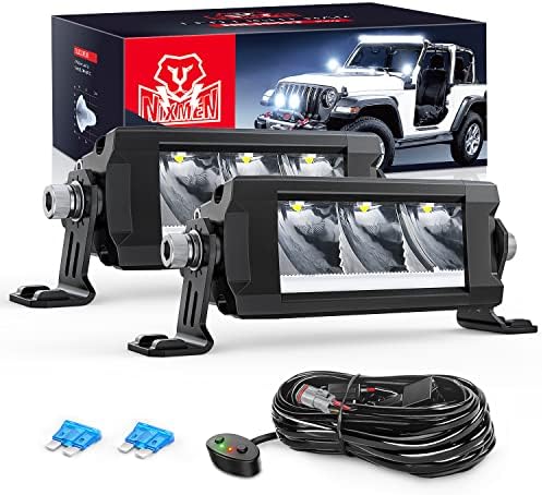 Nilight Pro Series 5.3 Inch Single Row Slim LED Light Bar with DRL by Nilight