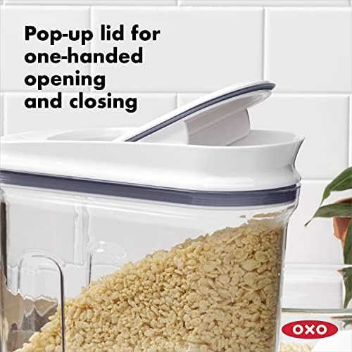 OXO Good Grips POP Airtight Cereal Dispenser 3-Piece Set, 3.4 Qt Each - Image 2