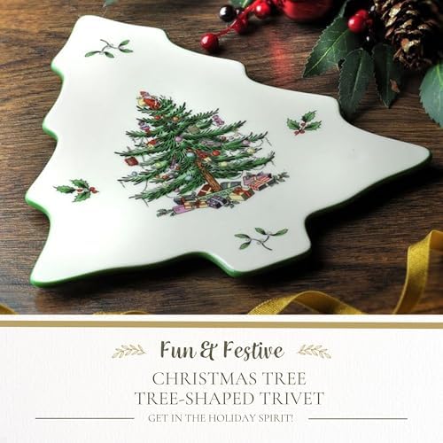 Spode Christmas Tree Tree-Shaped Trivet - Image 2