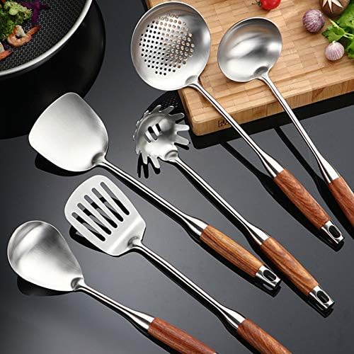 Kitchen Utensils Set,6 PCS with Utensils Holder,304 Stainless Steel - Image 4