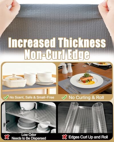 Drawer and Shelf Liners for Kitchen Cabinets Non-Adhesive - Image 4