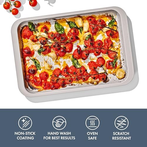 OXO Good Grips Non-Stick Pro Ceramic Coated Metal Bakeware Quarter Sheet, Storm Blue - Image 2